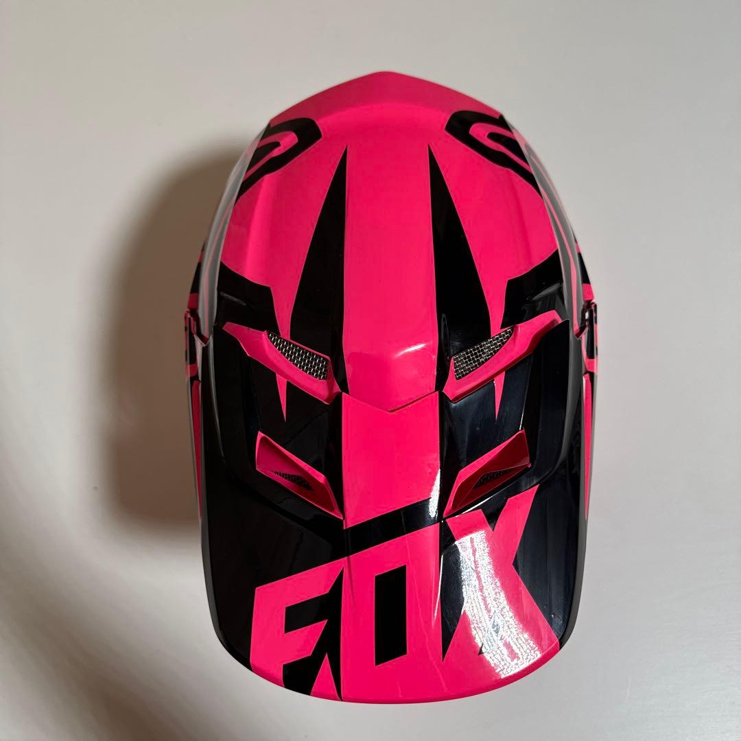 FOX モトクロス　ヘルメット　Lサイズ　ピンク　V1 59-60 オフロード