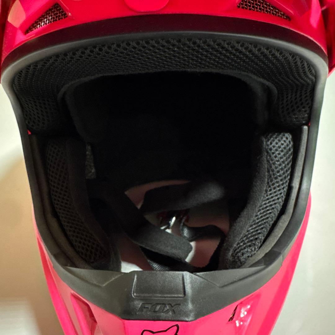 FOX モトクロス　ヘルメット　Lサイズ　ピンク　V1 59-60 オフロード
