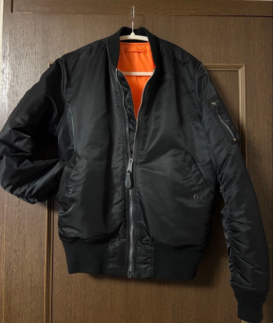 ALPHA MA-1 フライトジャケット Mサイズ ブラック