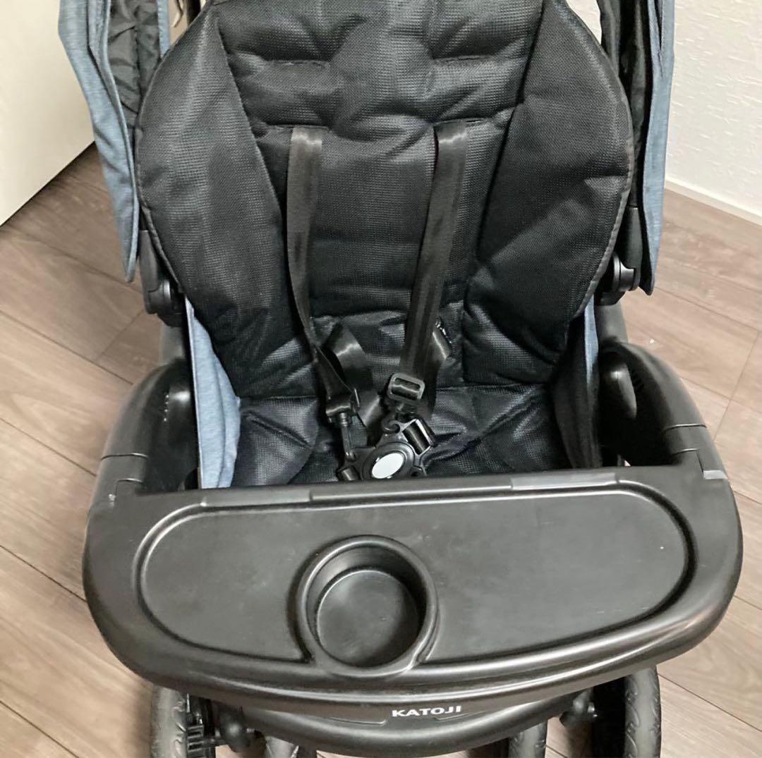 引渡限定!二人乗りベビーカー KATOJI カトージ 2人でゴーDX 折り畳み