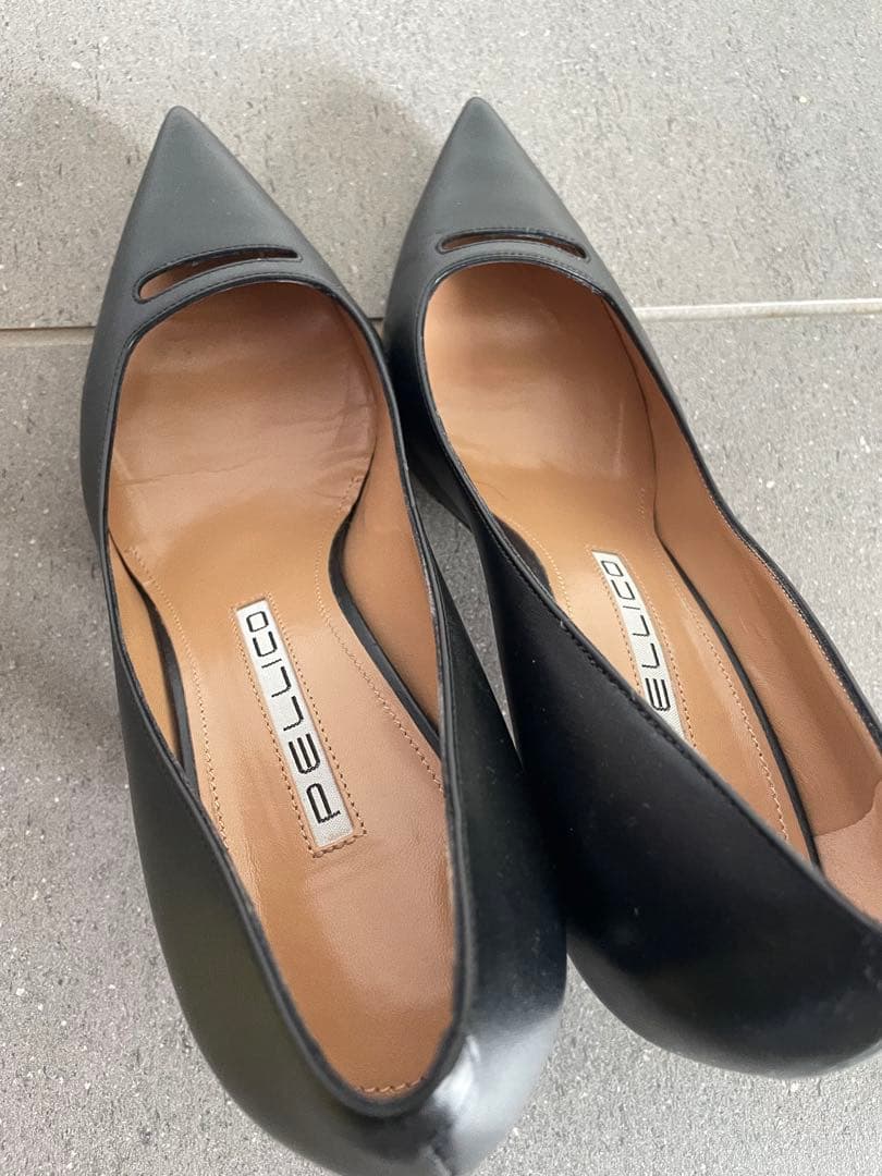 PELLICO ブラック 黒 39 ANIMA ペリーコ