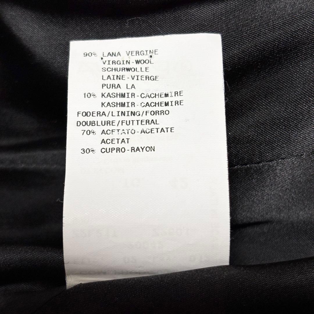 美品 エンポリオアルマーニ カシミヤ混 ロングコート Aライン フレア