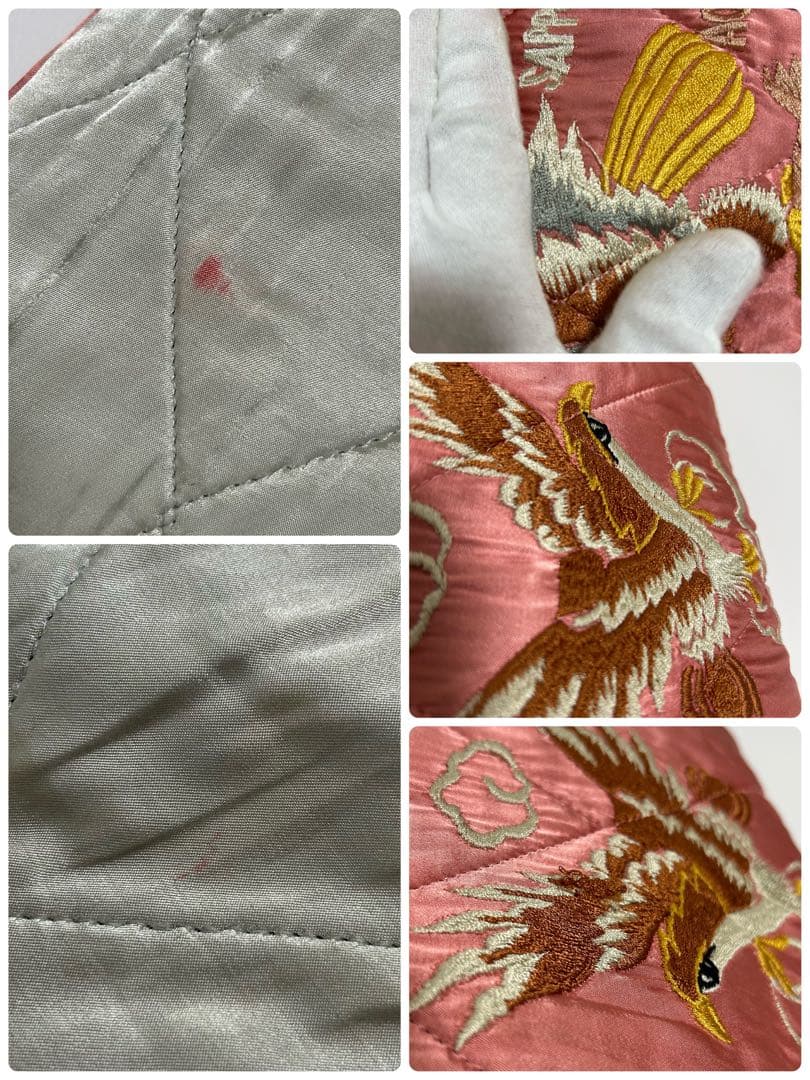 【希少】 THE FLAT HEAD スカジャン ジャケットベロア 別珍 龍