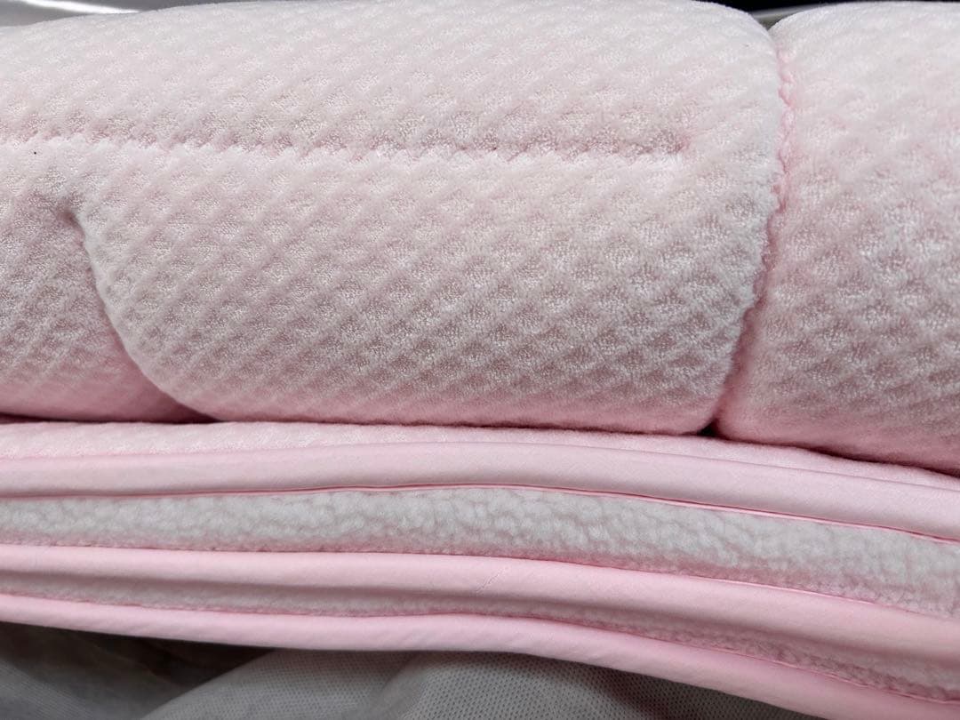 【極美品】丸八真綿　高級羊毛敷きパッド ダブル（140cm x 205cm）