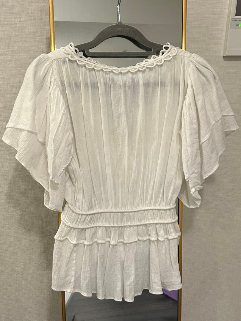 【値下げ★美品】ISABEL MARANT ブラウス　レディース　ホワイト
