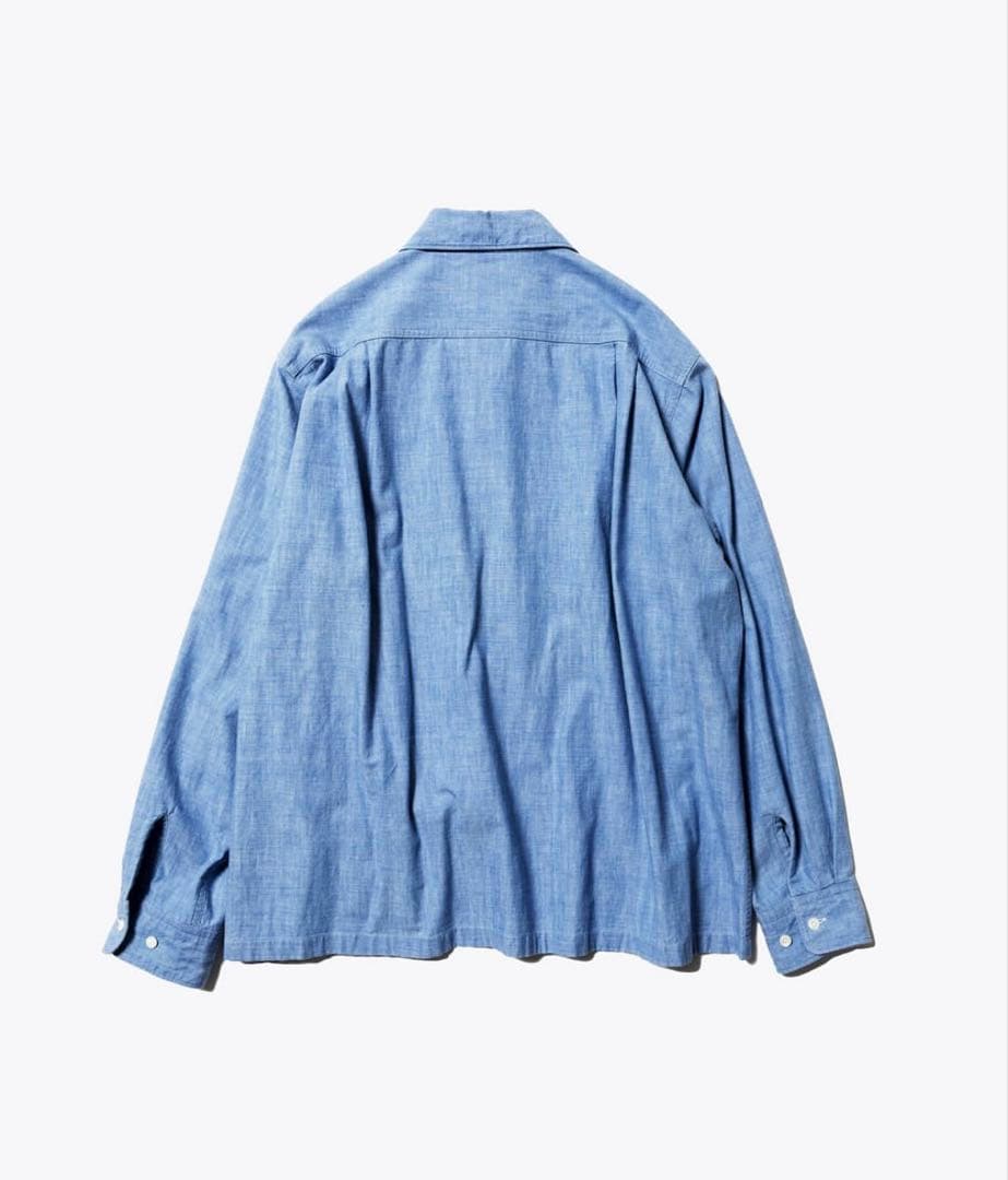 Unlikely シャンブレー シャツ オープンカラー 希少サイズ XL