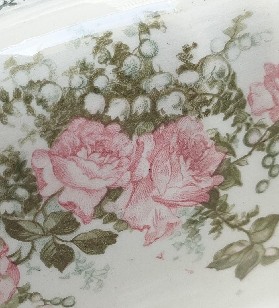 希少　美品　サンタマン　鈴蘭　薔薇　ソーシエール　フランスアンティーク