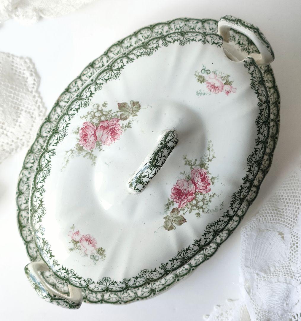 希少　美品　サンタマン　鈴蘭　薔薇　ソーシエール　フランスアンティーク