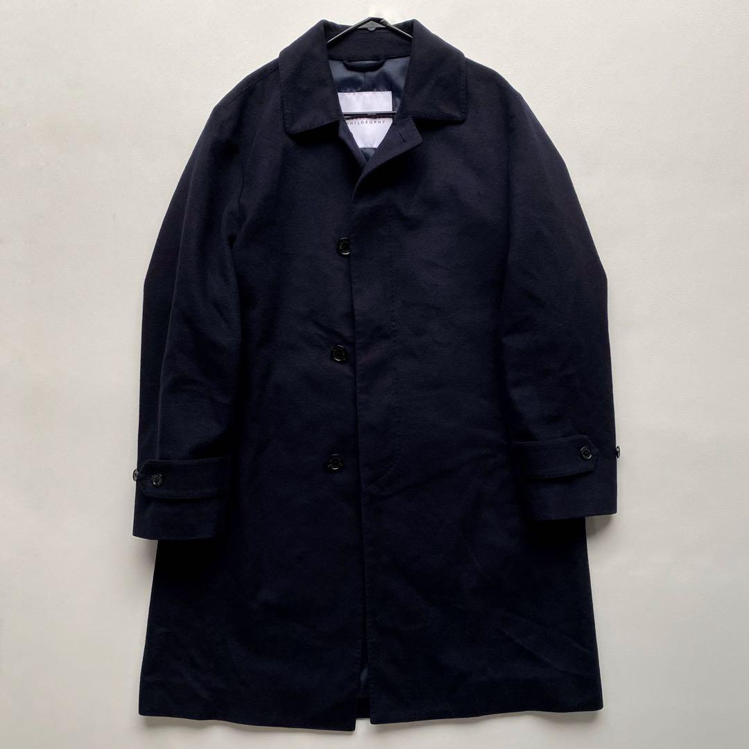 スーパー120】マッキントッシュ　ウールボンディング　ウェリントン ステンカラー