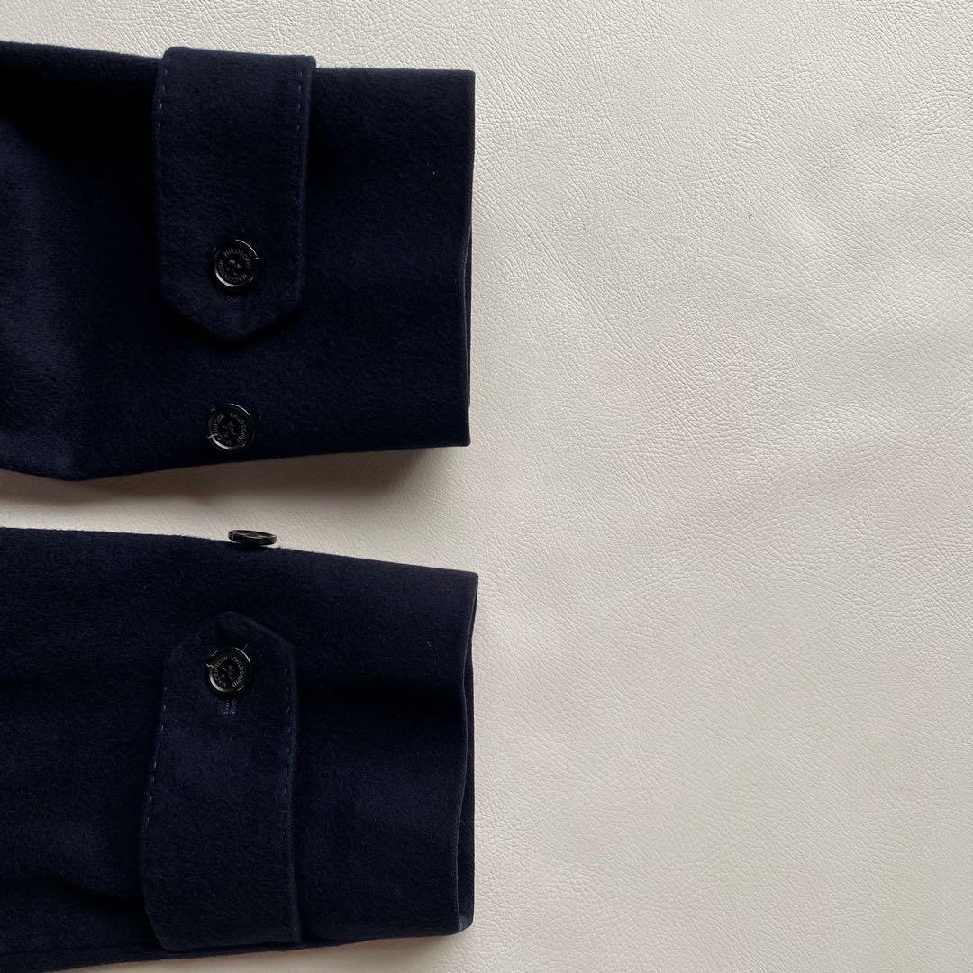 スーパー120】マッキントッシュ　ウールボンディング　ウェリントン ステンカラー