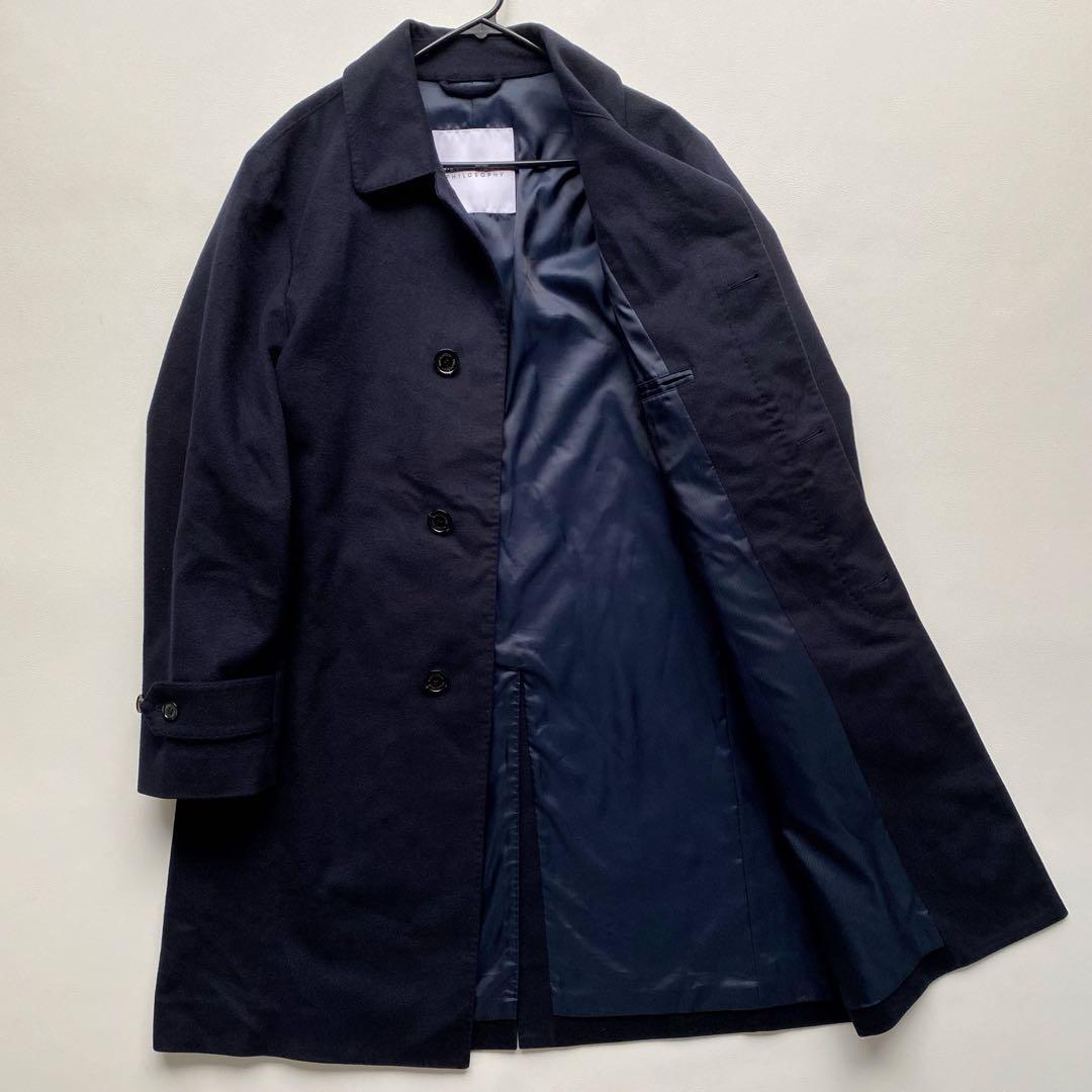 スーパー120】マッキントッシュ　ウールボンディング　ウェリントン ステンカラー