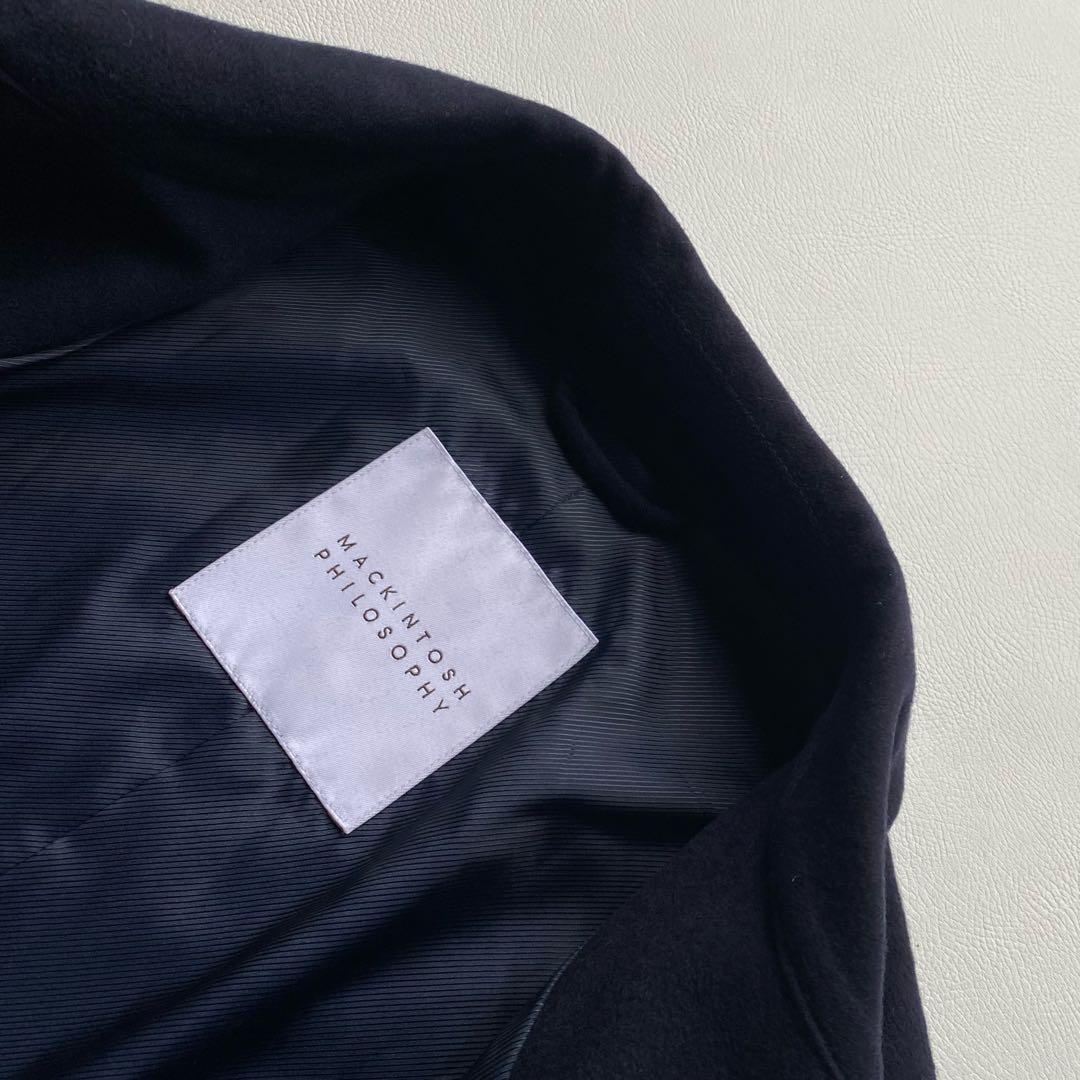 スーパー120】マッキントッシュ　ウールボンディング　ウェリントン ステンカラー