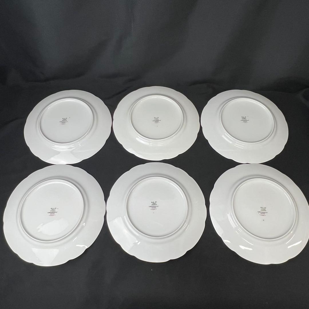 ベルナルド リモージュ VIGNY ヴィニー ディナープレート 26cm 6枚