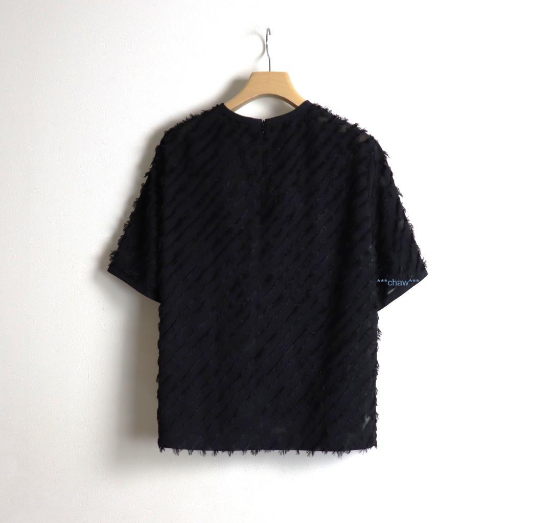 theory luxe 25AW ジャガードブラウス 辻直子