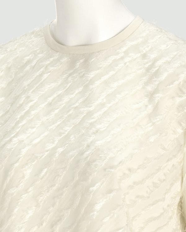 theory luxe 25AW ジャガードブラウス 辻直子