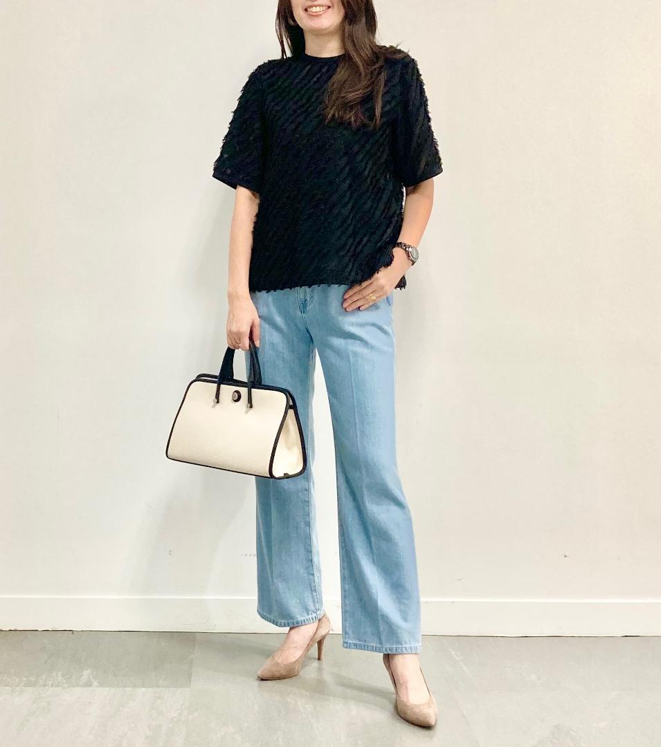 theory luxe 25AW ジャガードブラウス 辻直子