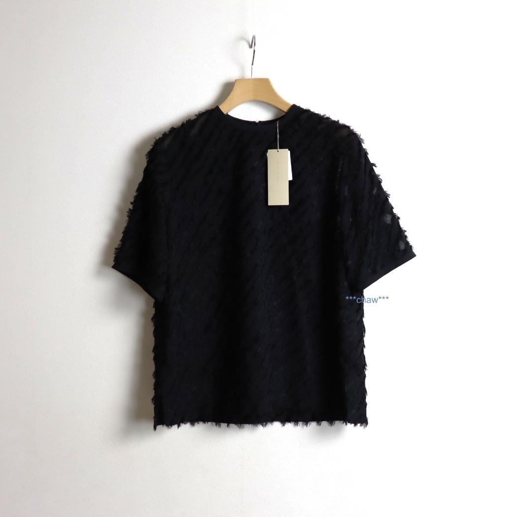 theory luxe 25AW ジャガードブラウス 辻直子