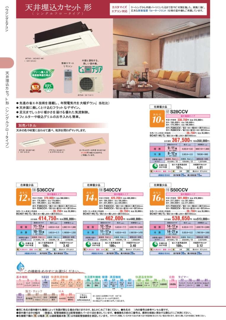 【Pau様専売品】ダイキン 前面パネル(BC407-W)