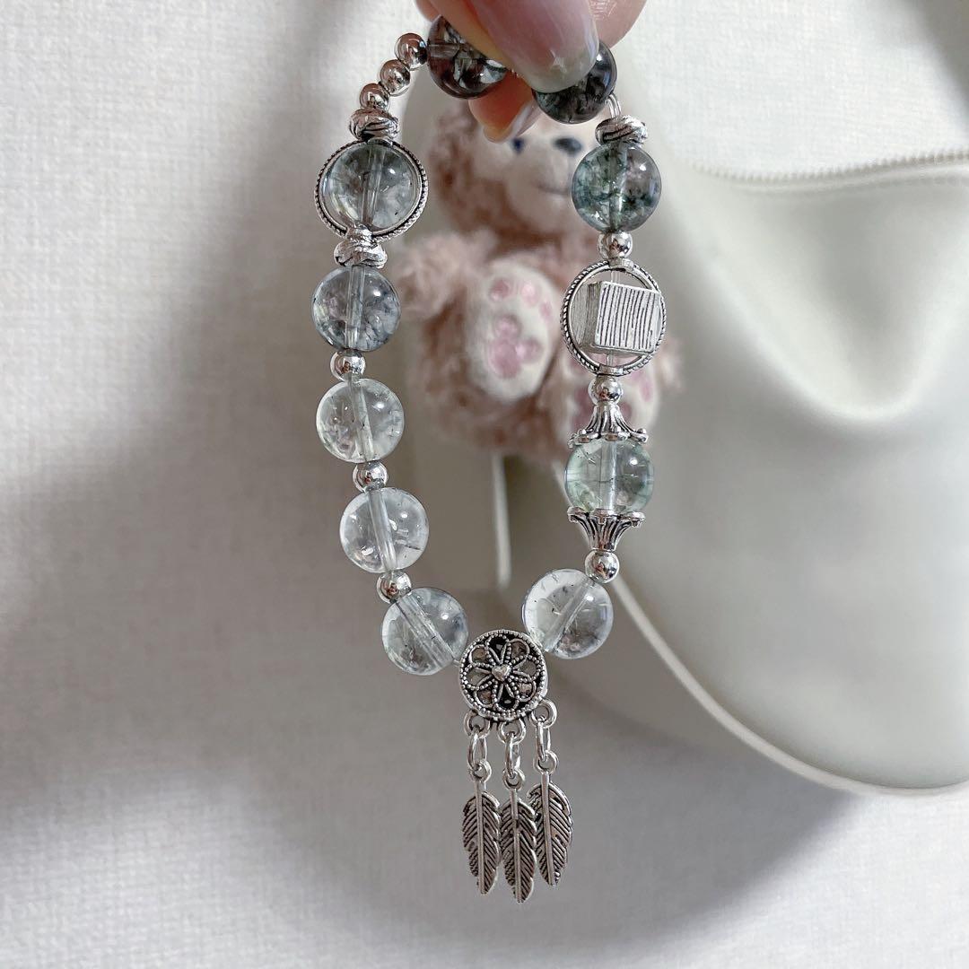 【お値打ち 一点物】天然石 ブレスレット ハンドメイド