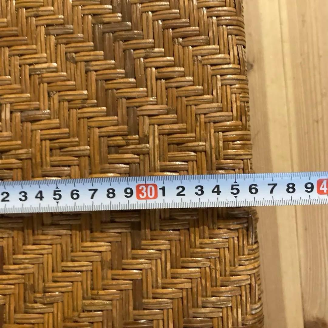 ミニ　藤スツール　ラタンスツール　椅子　イス　3脚セット　美品　レトロ　北欧風