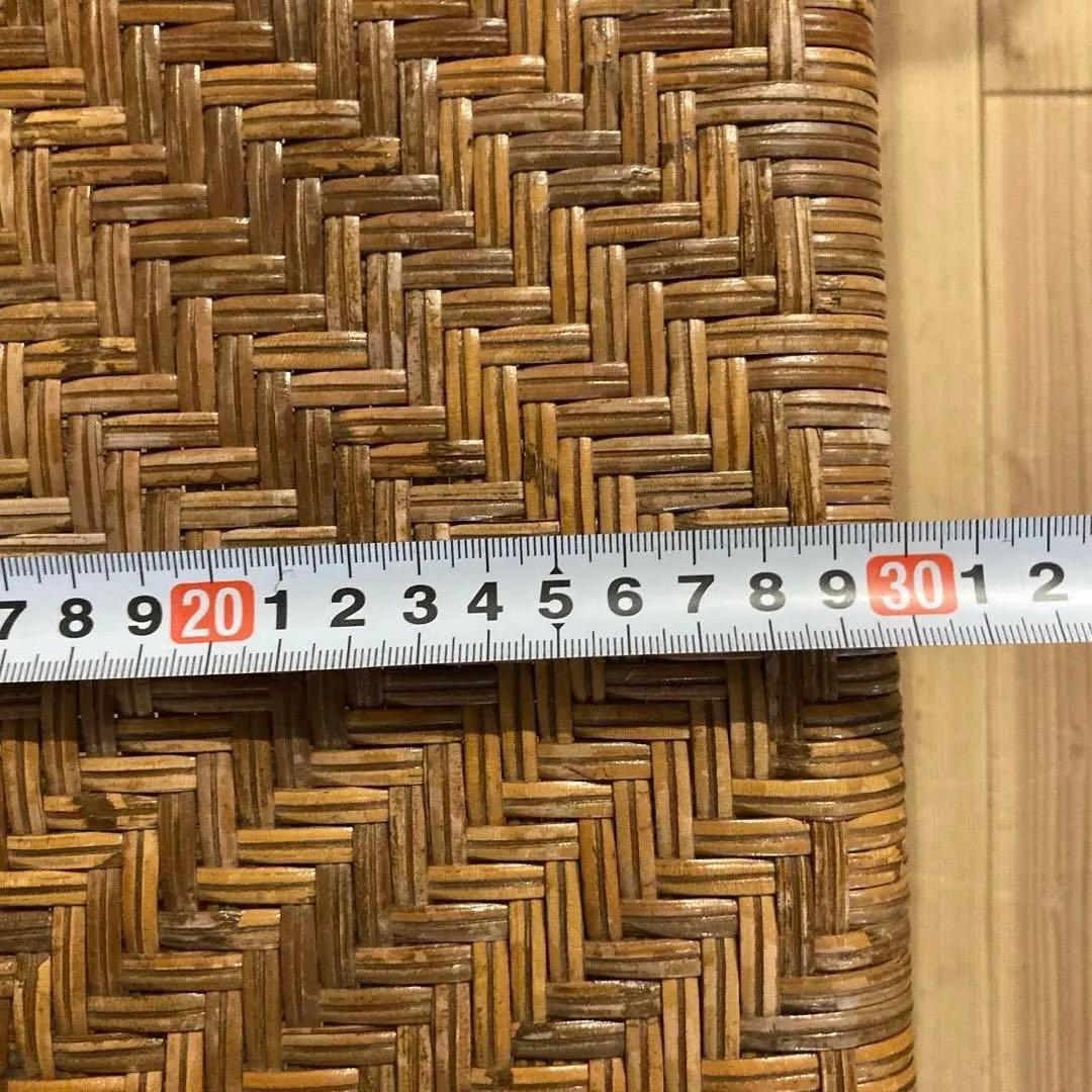 ミニ　藤スツール　ラタンスツール　椅子　イス　3脚セット　美品　レトロ　北欧風