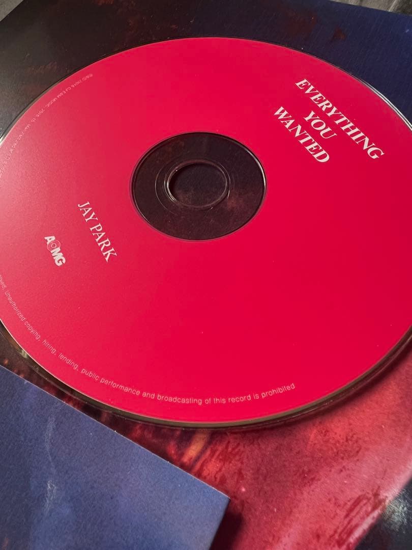 Jay Park Everyting You Wanted 限定版 CD