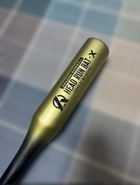 HEAD RUN BAT-X トレーニングバット ゴールド/ブラック