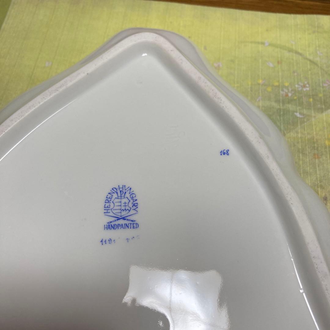 ヘレンド　トゥッピーニの角笛　トライアングルディッシュ