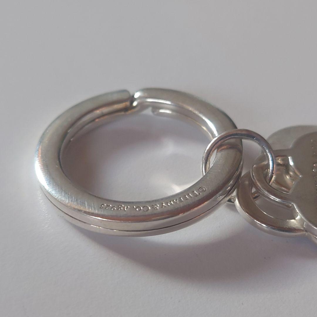 極美品 ティファニー キーリング リターントゥハート ブルーハート ケース付き