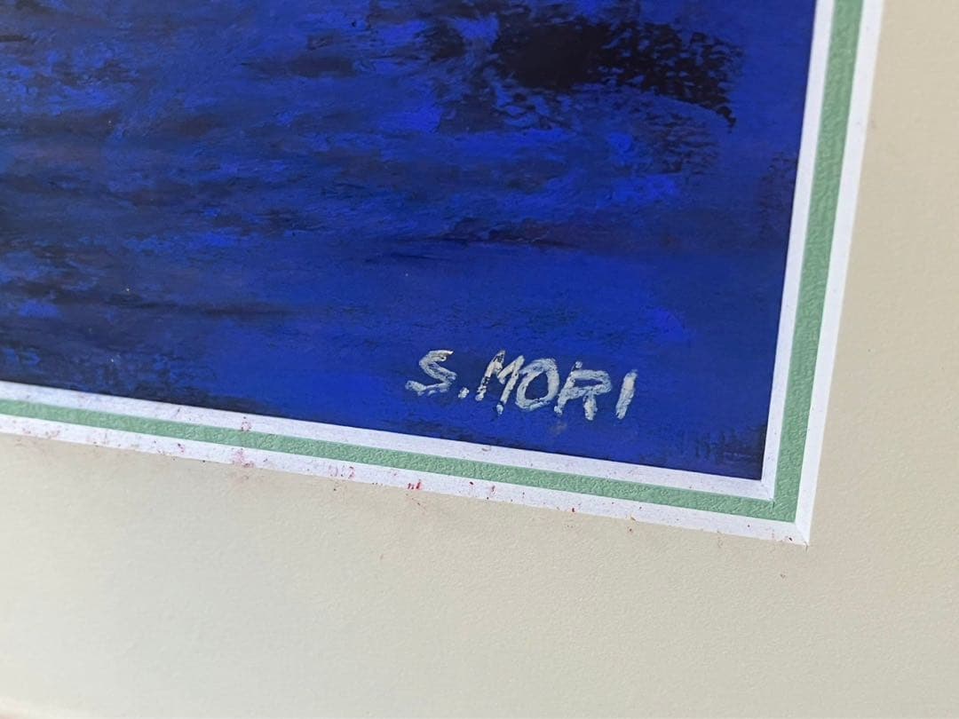 額縁 インテリア 絵画 s.Mori 洋画風 アンティーク