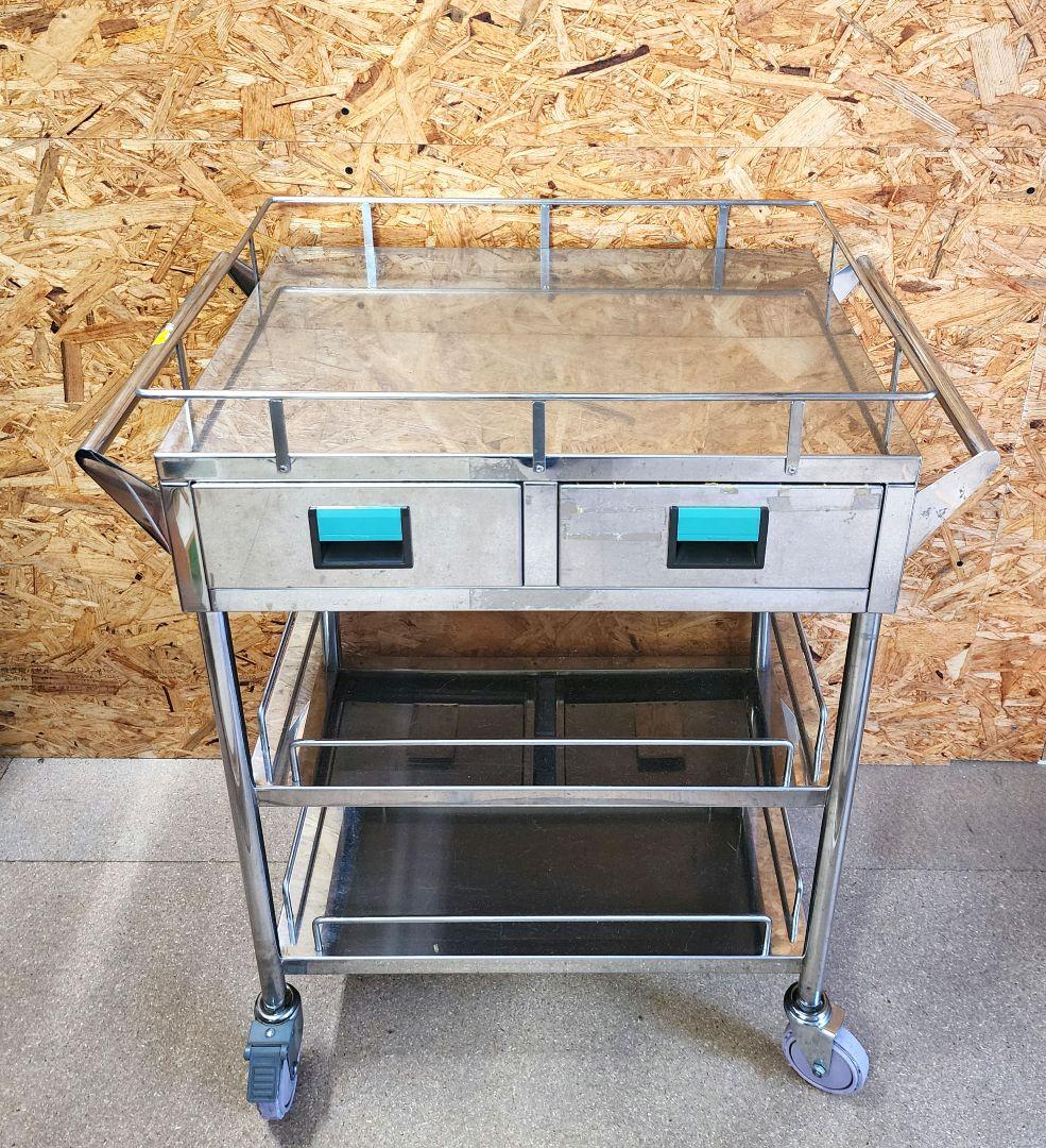 福岡　引き取り限定　ステンレスワゴン　医療用