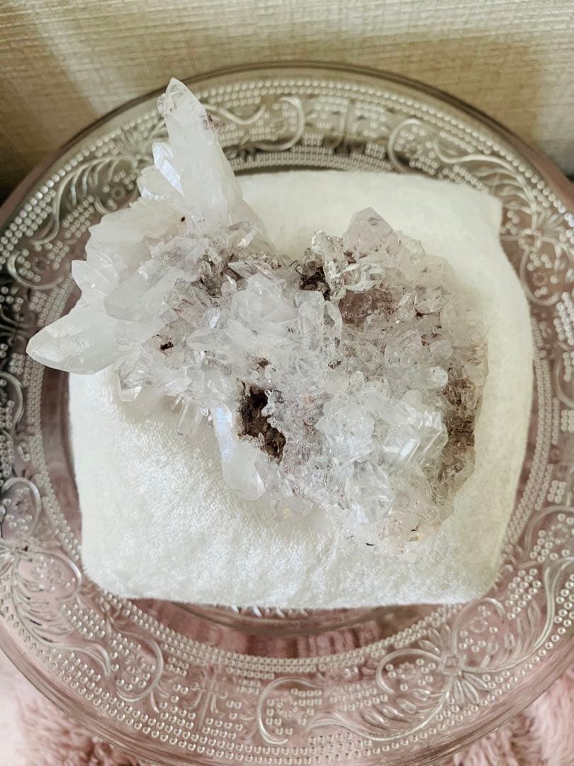 ⭐︎天然石⭐︎超レア⭐︎原石⭐︎全面結晶⭐︎コロンビア産⭐︎ピンクレムリアン⭐︎クラスター⭐︎