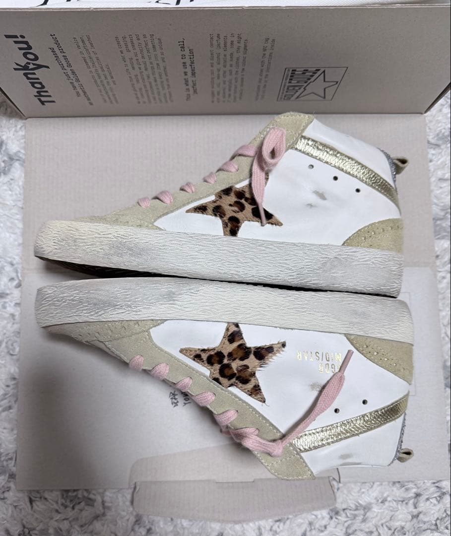 極美品⭐︎Golden  Mid-Star ハイカット スニーカー　37