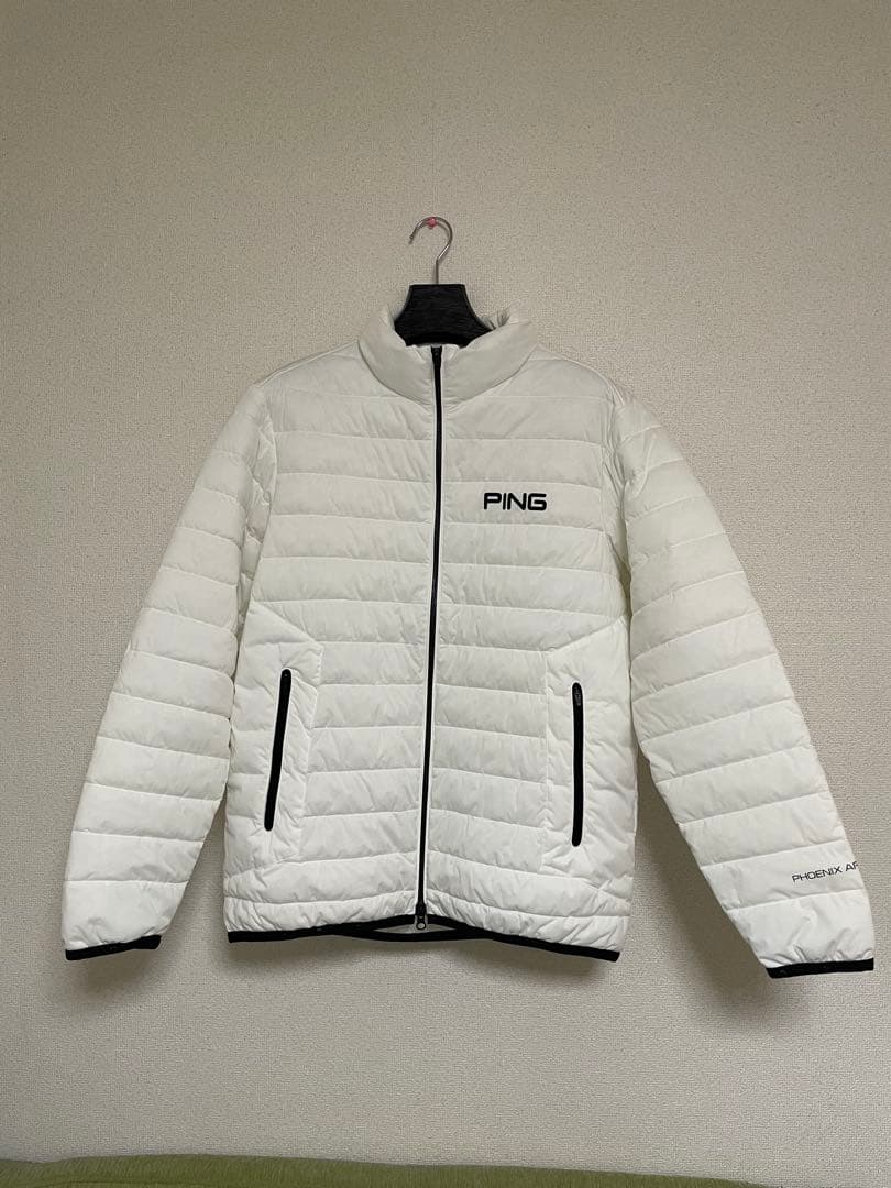美品　PING キルティングジャケット ホワイト