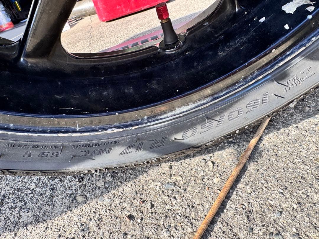 （溝見て‼︎）スーパーコルサ V4 SC1 スパコル　120/70 160/60