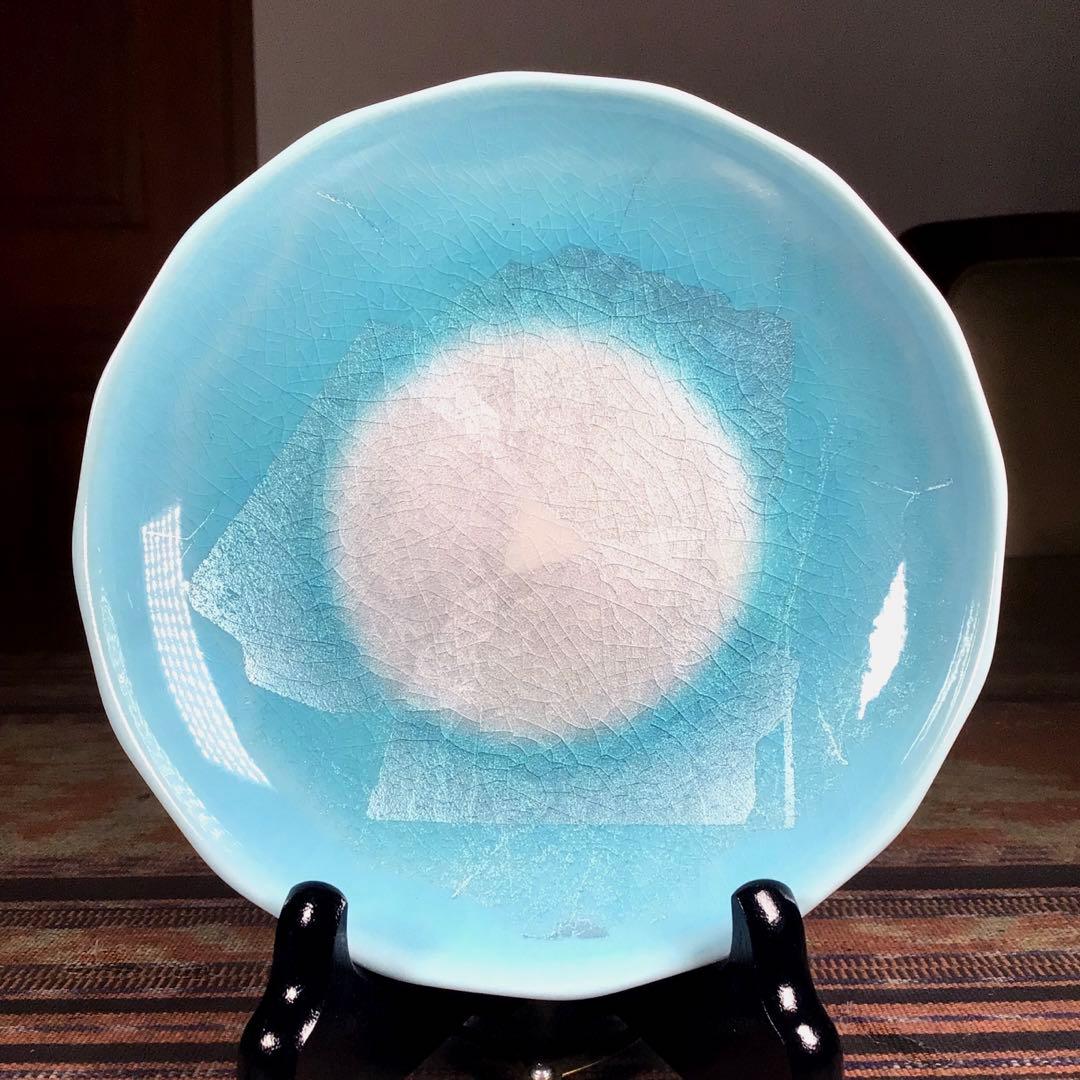 『楽しいうー特価』　九谷焼　宗秀　銀彩　銘々皿　5枚