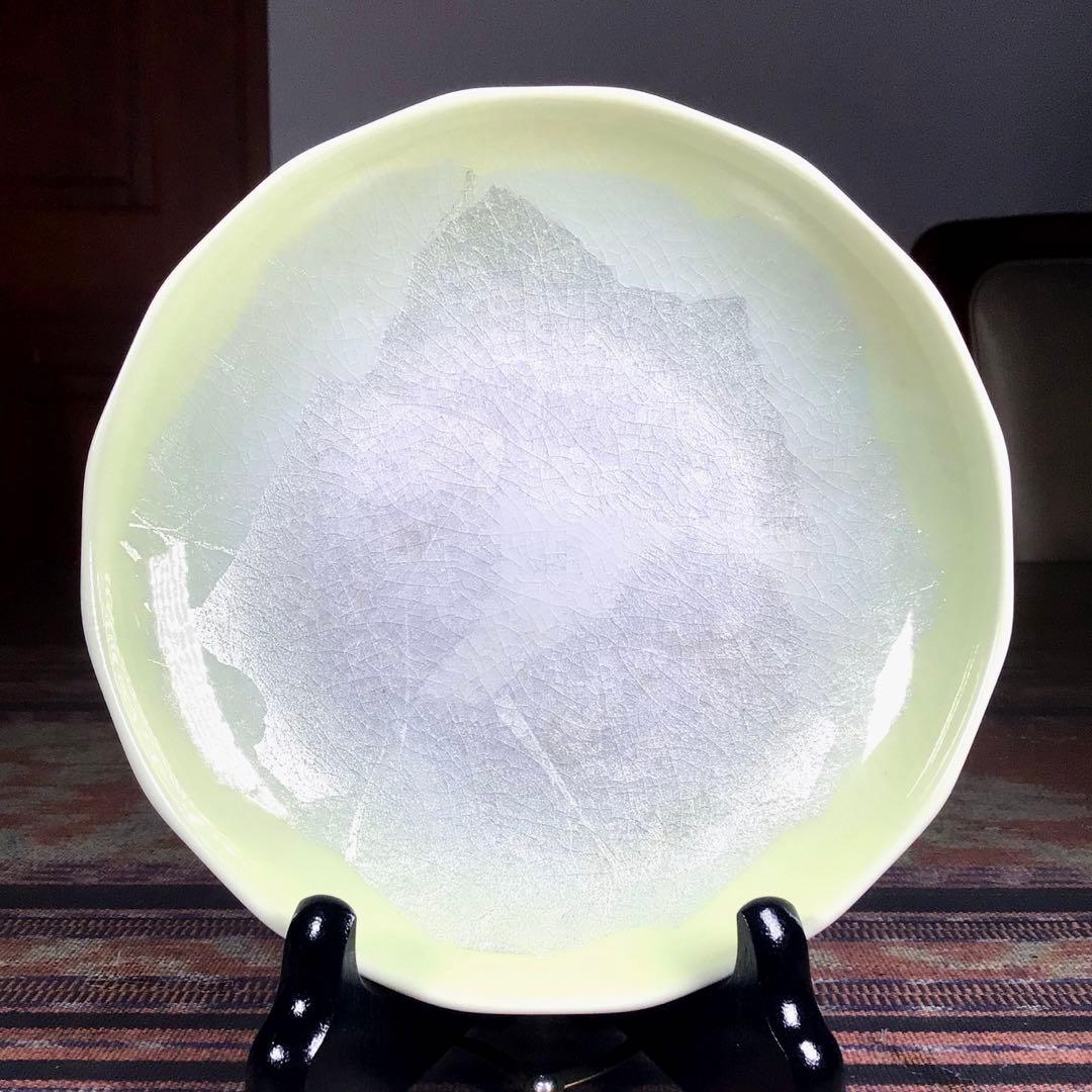 『楽しいうー特価』　九谷焼　宗秀　銀彩　銘々皿　5枚