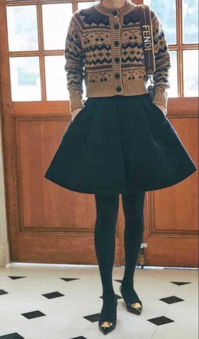 セブンテン seventen ハイウエストフレアキュロット S 美品