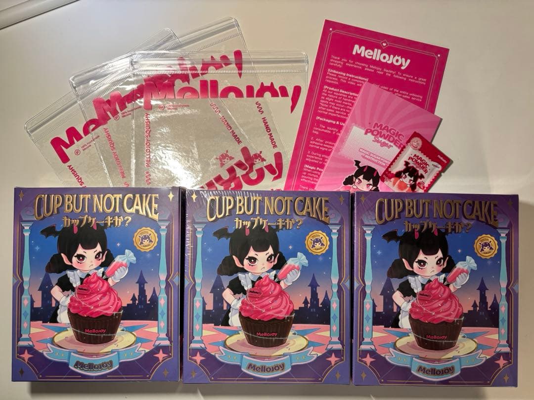 新品未開封 メロジョイ mellojoy カップケーキか？ 3個