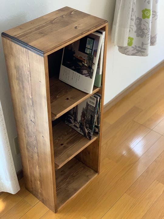 【無垢材】カフェラック　本棚　食器棚