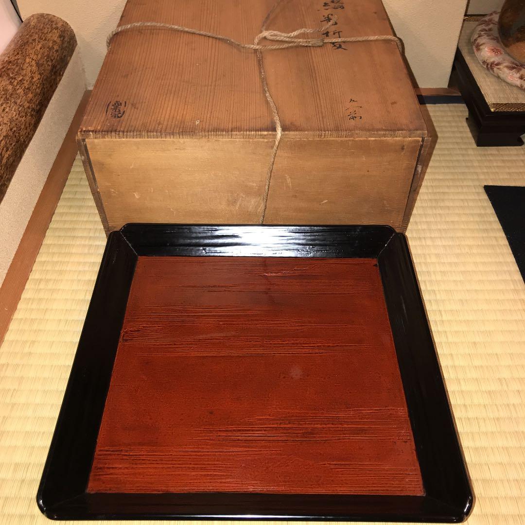 茶道具　飛来一閑作　糸巻懐石膳　五客