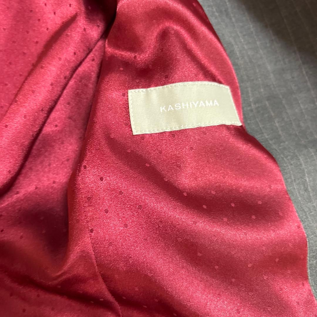 カシヤマ　ダブルテーラードジャケット　パンツスーツ ミディアムグレー