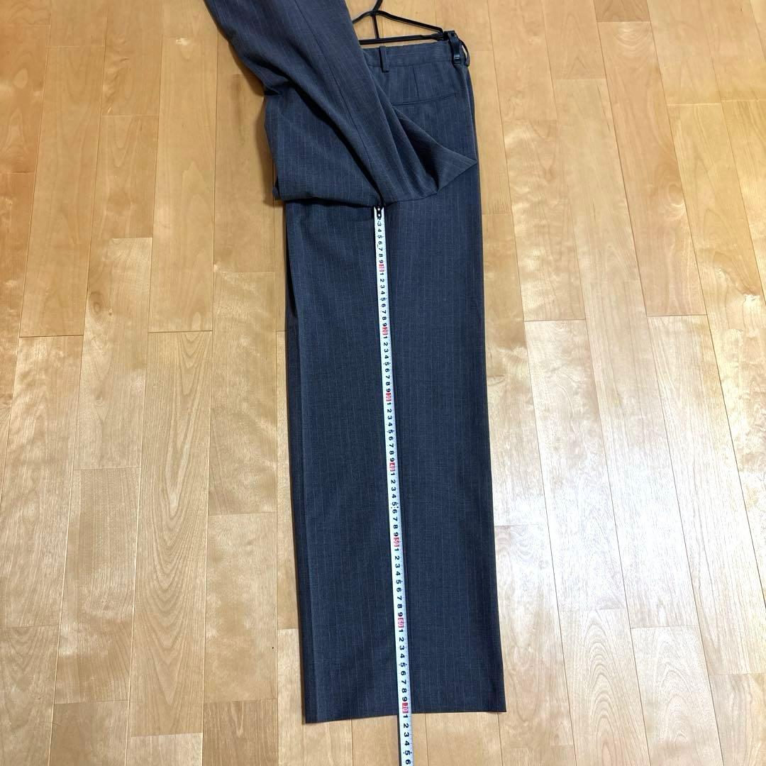 カシヤマ　ダブルテーラードジャケット　パンツスーツ ミディアムグレー