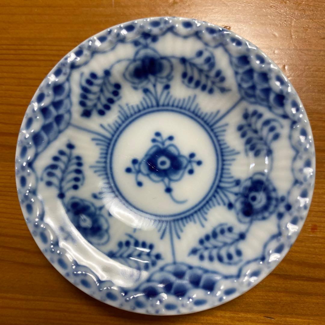 ロイヤルコペンハーゲン　ブルーフルーテッド　ハーフレース　小皿/豆皿　5枚