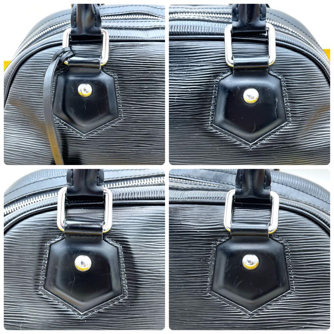 ルイヴィトン エピ ボーリング モンテーニュPM ハンドバッグ　黒