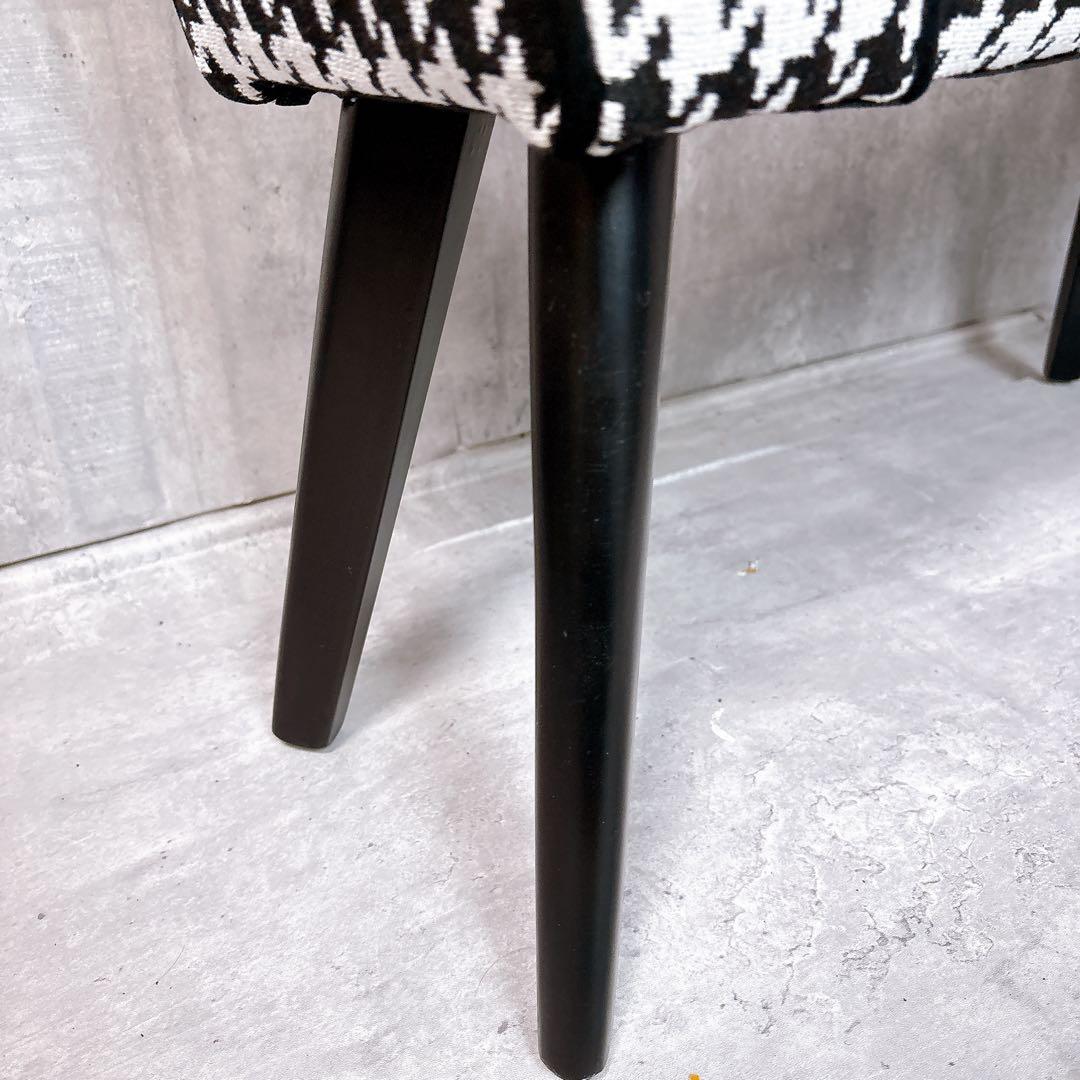 【美品】かわ畑 スツール 千鳥柄 S 66×23×52cm