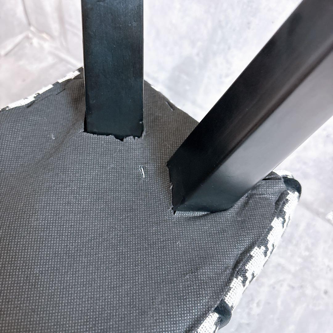 【美品】かわ畑 スツール 千鳥柄 S 66×23×52cm