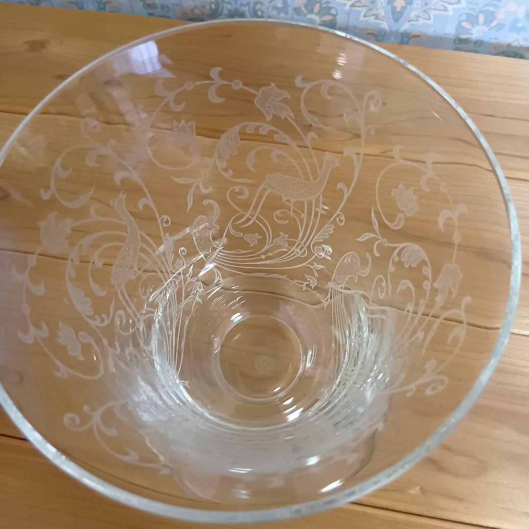 バカラ パルメ 不死鳥 フラワーベース 花瓶 ガラス クリスタル 美品