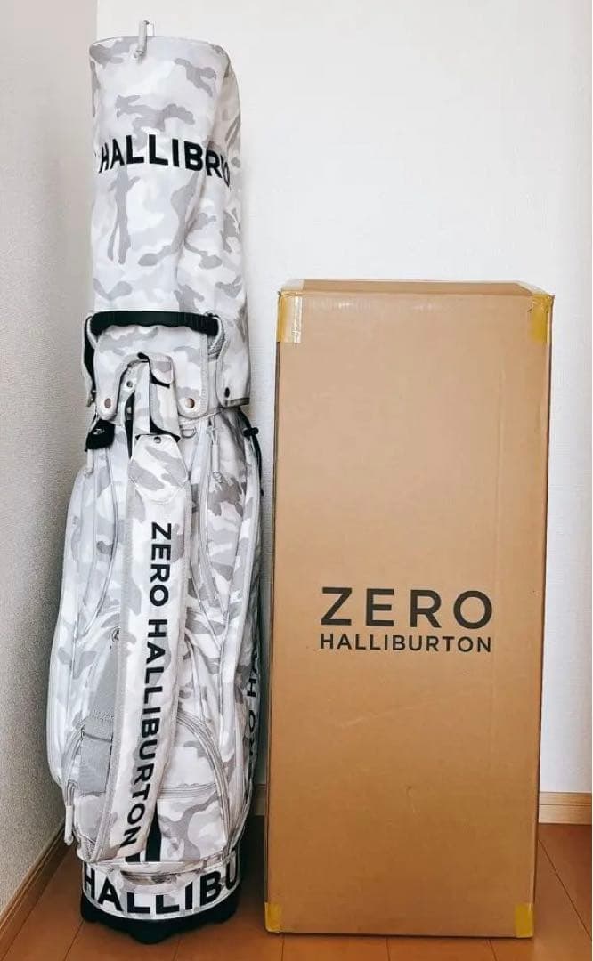 新品未使用品 ゼロハリバートン キャディーバック ホワイトカモ