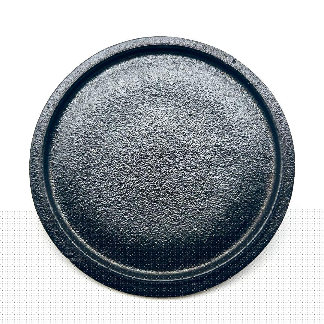 【茶道具】鉄鋳物 茶釜 五徳 風炉 釜環 織部敷板